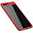 Coque Contour Silicone et Vitre Transparente Miroir pour Huawei Honor V10 Rouge Petit