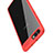 Coque Contour Silicone et Vitre Transparente Miroir pour Huawei Honor V10 Rouge Petit