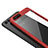 Coque Contour Silicone et Vitre Transparente Miroir pour Huawei Honor V10 Rouge Petit