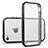 Coque Contour Silicone et Vitre Transparente pour Apple iPhone 4 Noir