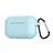 Coque de Protection en Silicone avec Mousqueton pour Boitier de Charge de AirPods Pro C02 Cyan