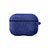 Coque en Cuir pour Boitier de Charge de AirPods Pro L01 pour Apple AirPods Pro Bleu