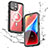 Coque Etanche Contour Silicone et Plastique Housse Etui Waterproof 360 Degres avec Mag-Safe Magnetic Magnetique pour Apple iPhone 14 Pro Max Petit