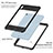 Coque Etanche Contour Silicone et Plastique Housse Etui Waterproof 360 Degres pour Apple iPad 10.9 (2022) Noir Petit