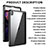 Coque Etanche Contour Silicone et Plastique Housse Etui Waterproof 360 Degres pour Apple iPad Pro 12.9 (2021) Noir Petit