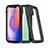 Coque Etanche Contour Silicone et Plastique Housse Etui Waterproof 360 Degres pour Apple iPhone 12 Noir