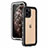 Coque Etanche Contour Silicone et Plastique Housse Etui Waterproof 360 Degres pour Apple iPhone 12 Pro Max Blanc