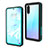 Coque Etanche Contour Silicone et Plastique Housse Etui Waterproof 360 Degres pour Huawei P30 Cyan