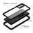 Coque Etanche Contour Silicone et Plastique Housse Etui Waterproof 360 Degres pour Samsung Galaxy A03s Noir Petit