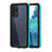 Coque Etanche Contour Silicone et Plastique Housse Etui Waterproof 360 Degres pour Samsung Galaxy A52 4G Bleu et Noir