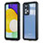 Coque Etanche Contour Silicone et Plastique Housse Etui Waterproof 360 Degres pour Samsung Galaxy A53 5G Noir