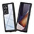 Coque Etanche Contour Silicone et Plastique Housse Etui Waterproof 360 Degres pour Samsung Galaxy S23 Ultra 5G Noir