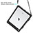 Coque Etanche Contour Silicone et Plastique Housse Etui Waterproof 360 Degres W01 pour Apple iPad 10.2 (2021) Noir Petit