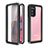 Coque Etanche Contour Silicone et Plastique Housse Etui Waterproof 360 Degres W01 pour Samsung Galaxy S20 FE (2022) 5G Noir Petit