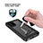 Coque Etanche Contour Silicone et Plastique Housse Etui Waterproof 360 Degres W02 pour Samsung Galaxy Note 20 5G Noir Petit