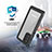 Coque Etanche Contour Silicone et Plastique Housse Etui Waterproof 360 Degres W02 pour Samsung Galaxy Note 20 5G Noir Petit