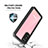 Coque Etanche Contour Silicone et Plastique Housse Etui Waterproof 360 Degres W02 pour Samsung Galaxy S20 5G Noir Petit