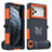 Coque Etanche Contour Silicone Housse et Plastique Etui Waterproof 360 Degres pour Samsung Galaxy Note 10 5G Orange