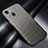 Coque Fibre de Carbone Housse Etui Luxe Serge C01 pour Apple iPhone 13 Mini Gris