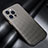 Coque Fibre de Carbone Housse Etui Luxe Serge C01 pour Apple iPhone 14 Pro Max Gris