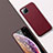 Coque Fibre de Carbone Housse Etui Luxe Serge pour Apple iPhone 11 Pro Rouge