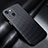 Coque Fibre de Carbone Housse Etui Luxe Serge pour Apple iPhone 13 Mini Noir