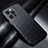 Coque Fibre de Carbone Housse Etui Luxe Serge pour Apple iPhone 14 Pro Max Noir