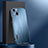 Coque Luxe Aluminum Metal Housse et Bumper Silicone Etui AT1 pour Apple iPhone 13 Bleu