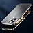 Coque Luxe Aluminum Metal Housse et Bumper Silicone Etui AT1 pour Apple iPhone 15 Petit