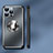 Coque Luxe Aluminum Metal Housse et Bumper Silicone Etui avec Mag-Safe Magnetic Magnetique JL2 pour Apple iPhone 15 Petit