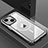 Coque Luxe Aluminum Metal Housse et Bumper Silicone Etui avec Mag-Safe Magnetic Magnetique QC1 pour Apple iPhone 14 Plus Petit