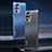 Coque Luxe Aluminum Metal Housse et Bumper Silicone Etui J01 pour Oppo A54 5G Petit