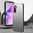 Coque Luxe Aluminum Metal Housse et Bumper Silicone Etui J01 pour Oppo A77 5G Argent