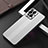 Coque Luxe Aluminum Metal Housse et Bumper Silicone Etui J01 pour Oppo Find X3 5G Argent