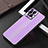 Coque Luxe Aluminum Metal Housse et Bumper Silicone Etui J01 pour Oppo Find X3 5G Violet