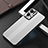 Coque Luxe Aluminum Metal Housse et Bumper Silicone Etui J02 pour Oppo Reno7 Pro 5G Argent