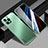 Coque Luxe Aluminum Metal Housse et Bumper Silicone Etui JL1 pour Apple iPhone 13 Pro Vert