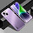Coque Luxe Aluminum Metal Housse et Bumper Silicone Etui JL1 pour Apple iPhone 14 Petit