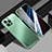 Coque Luxe Aluminum Metal Housse et Bumper Silicone Etui JL1 pour Apple iPhone 14 Pro Max Vert