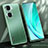 Coque Luxe Aluminum Metal Housse et Bumper Silicone Etui JL1 pour Huawei Honor 60 5G Vert