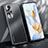 Coque Luxe Aluminum Metal Housse et Bumper Silicone Etui JL1 pour Huawei Honor 90 5G Noir