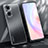 Coque Luxe Aluminum Metal Housse et Bumper Silicone Etui JL1 pour Huawei Nova 9 SE Noir