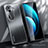 Coque Luxe Aluminum Metal Housse et Bumper Silicone Etui JL1 pour Oppo Reno11 Pro 5G Petit