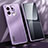 Coque Luxe Aluminum Metal Housse et Bumper Silicone Etui JL1 pour Xiaomi Mi 13 5G Violet