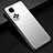 Coque Luxe Aluminum Metal Housse et Bumper Silicone Etui JL2 pour Huawei Honor 50 5G Argent