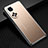 Coque Luxe Aluminum Metal Housse et Bumper Silicone Etui JL2 pour Huawei Honor 50 5G Or