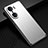 Coque Luxe Aluminum Metal Housse et Bumper Silicone Etui JL2 pour Huawei Honor 60 Pro 5G Argent