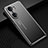 Coque Luxe Aluminum Metal Housse et Bumper Silicone Etui JL2 pour Huawei Honor 60 Pro 5G Noir