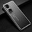 Coque Luxe Aluminum Metal Housse et Bumper Silicone Etui JL2 pour Huawei Honor 70 Pro+ Plus 5G Noir