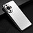 Coque Luxe Aluminum Metal Housse et Bumper Silicone Etui JL2 pour Huawei Nova 11 Argent